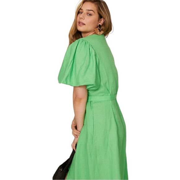 Nicholas Troy Linen Dress Size 12 - Picture 3 of 12